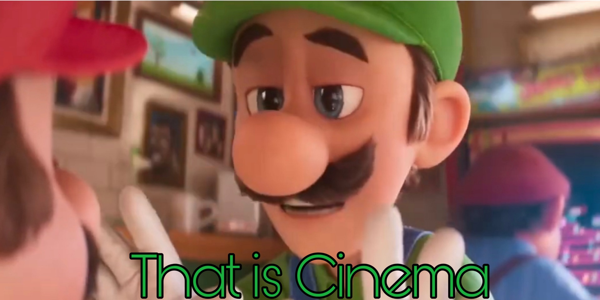 That is cinema Luigi Blank Meme Template