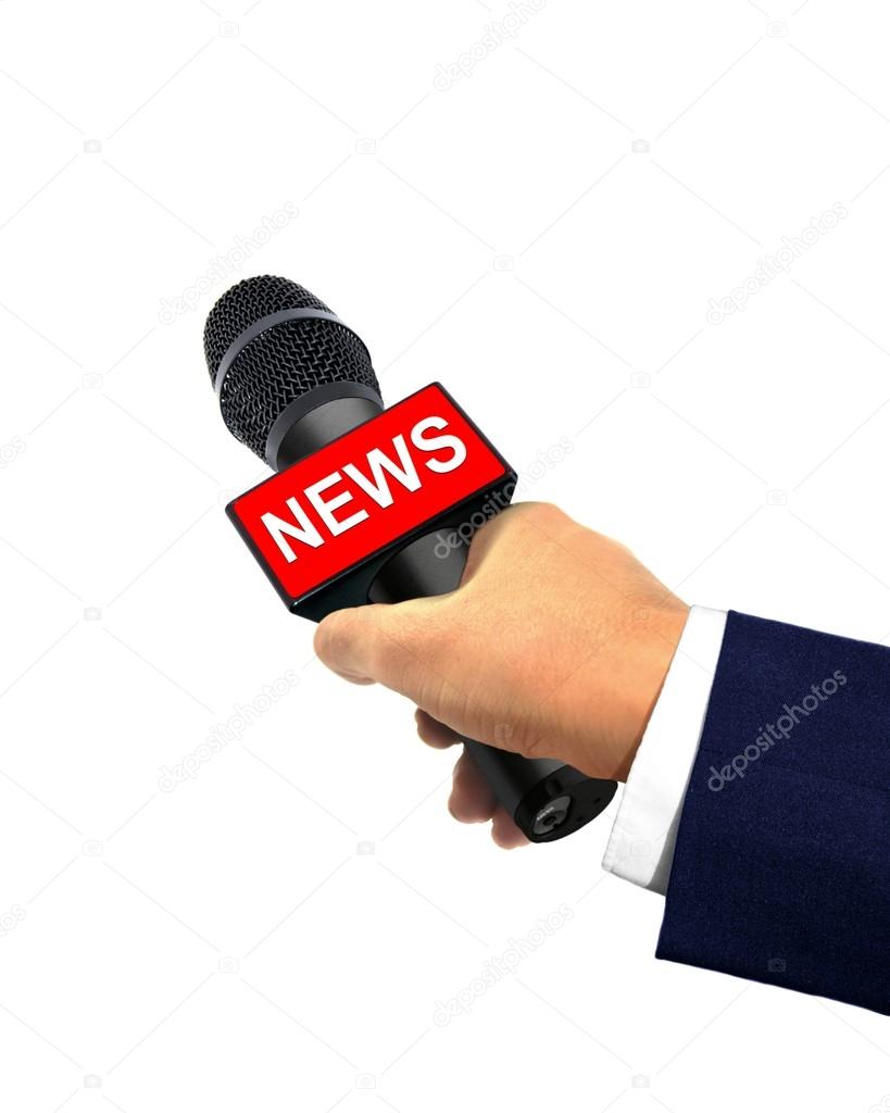 High Quality Microphone NEWS Blank Meme Template