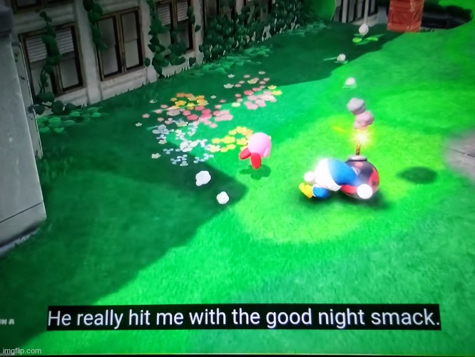 He really hit me with the good night smack | image tagged in he really hit me with the good night smack | made w/ Imgflip meme maker