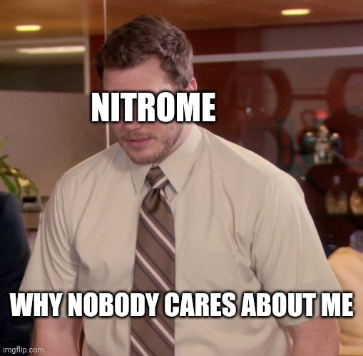 am i the only one who still remembers nitrome | NITROME; WHY NOBODY CARES ABOUT ME | image tagged in memes,afraid to ask andy | made w/ Imgflip meme maker