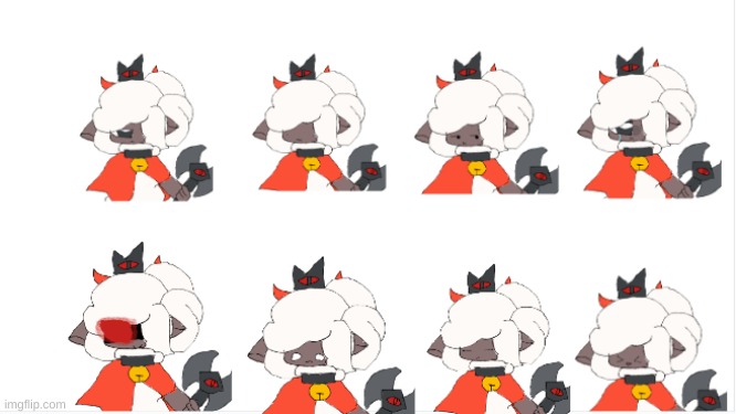 Here's the Lamia expression sheet! | image tagged in lamia expression sheet | made w/ Imgflip meme maker