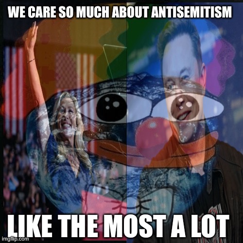 ?? | WE CARE SO MUCH ABOUT ANTISEMITISM; LIKE THE MOST A LOT | image tagged in big brain,lmao,lol | made w/ Imgflip meme maker