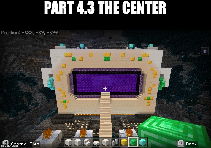 Rebuilding the Ancient City Part 4.3 | PART 4.3 THE CENTER | image tagged in minecraft,memes,this is gonna take a while lol | made w/ Imgflip meme maker