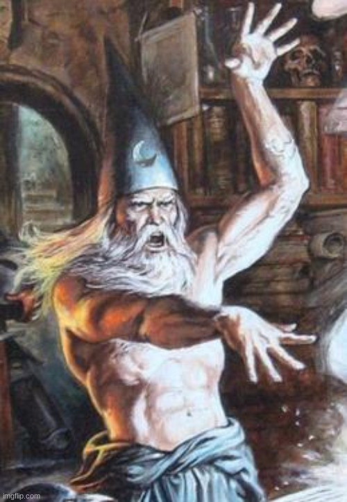 Buff Wizard | image tagged in buff wizard | made w/ Imgflip meme maker