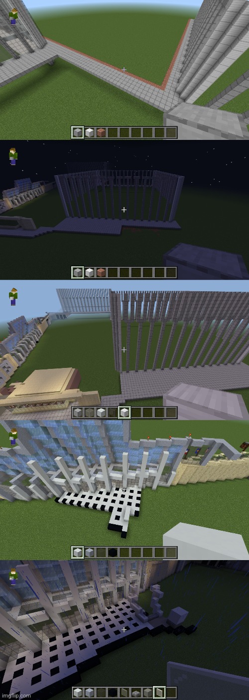 building the world trade center in minecraft | made w/ Imgflip meme maker