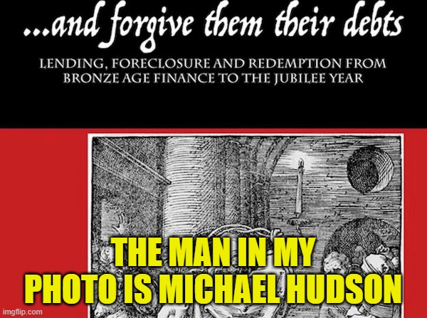 THE MAN IN MY PHOTO IS MICHAEL HUDSON | made w/ Imgflip meme maker