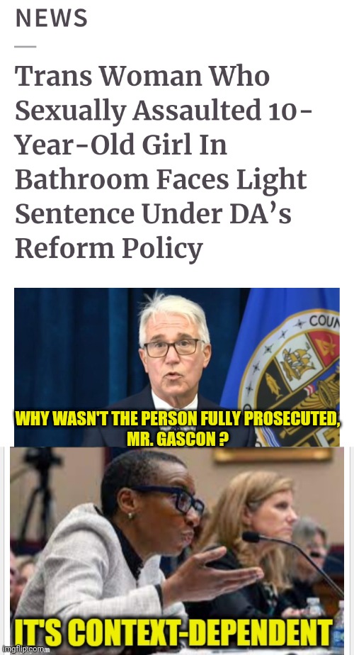 LA Lib DA and kids | WHY WASN'T THE PERSON FULLY PROSECUTED,
MR. GASCON ? | image tagged in leftists,liberals,democrats,gascon,la | made w/ Imgflip meme maker