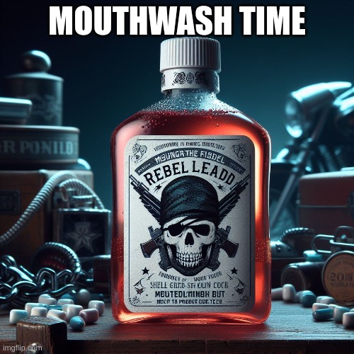 some say its straight whiskey, we can neither confirm nor deny this claim. | MOUTHWASH TIME | made w/ Imgflip meme maker