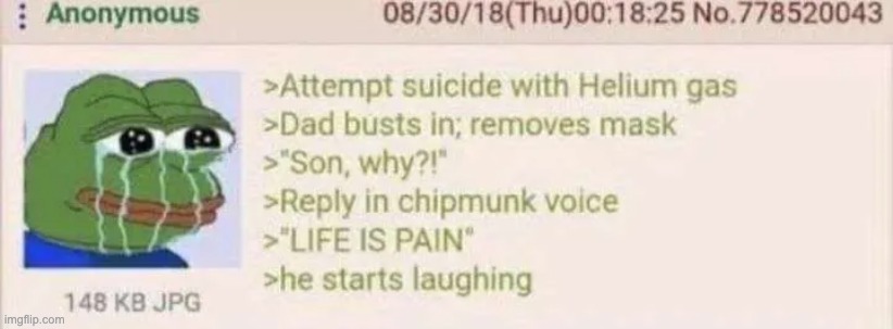 4chan suicide | image tagged in memes | made w/ Imgflip meme maker