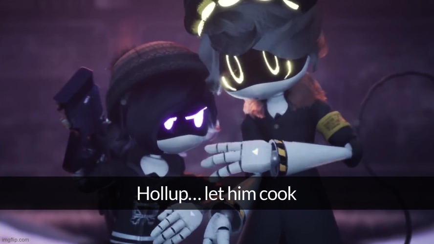 Hollup... let him cook | image tagged in hollup let him cook | made w/ Imgflip meme maker