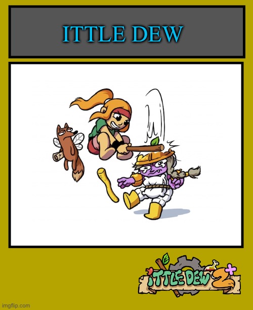 Ittle dew character for cards ! | ITTLE DEW | image tagged in ittle dew 2 fan card oc character | made w/ Imgflip meme maker