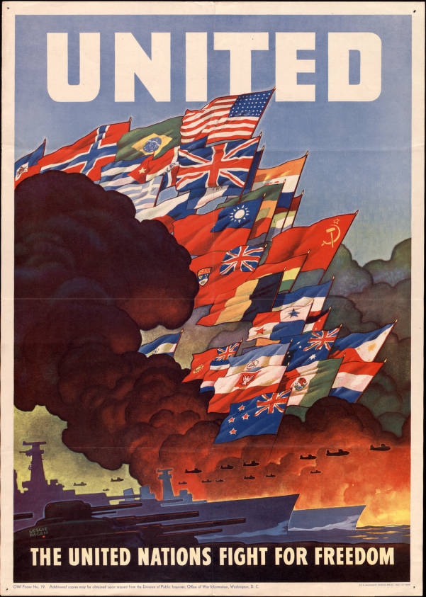 High Quality Allied WWII Propaganda Blank Meme Template
