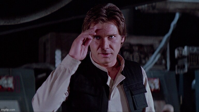 High Quality han solo Blank Meme Template