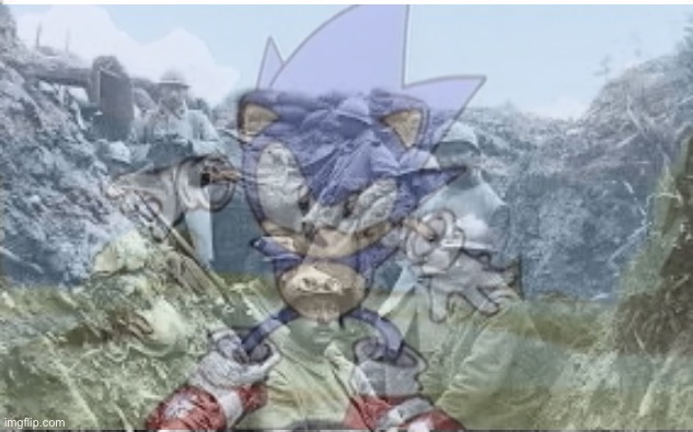 High Quality Sonic PTSD Blank Meme Template