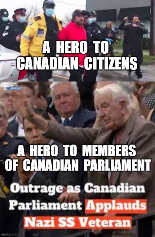 A  HERO  TO  CANADIAN  CITIZENS; A  HERO  TO  MEMBERS  OF  CANADIAN  PARLIAMENT | image tagged in covid-19,lockdowns,adamson bbq,standing ovation,nazi,adam skelly | made w/ Imgflip meme maker