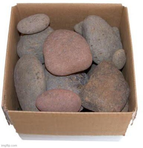 Eat | image tagged in box of rocks | made w/ Imgflip meme maker