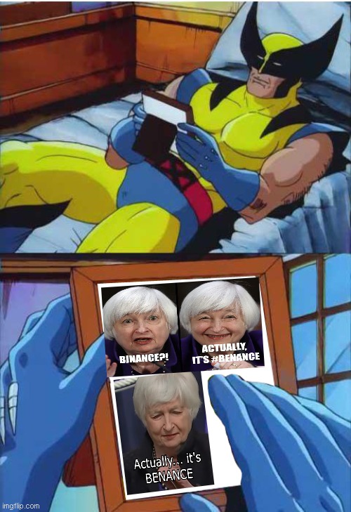 benance memories | image tagged in wolverine remember,crypto,cryptocurrency,meme,janet yellen | made w/ Imgflip meme maker