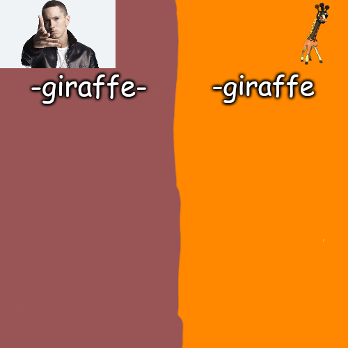-giraffe- Blank Meme Template