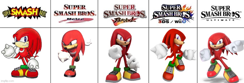Smash Bros Knuckles Renders | image tagged in smash bros renders,super smash bros | made w/ Imgflip meme maker
