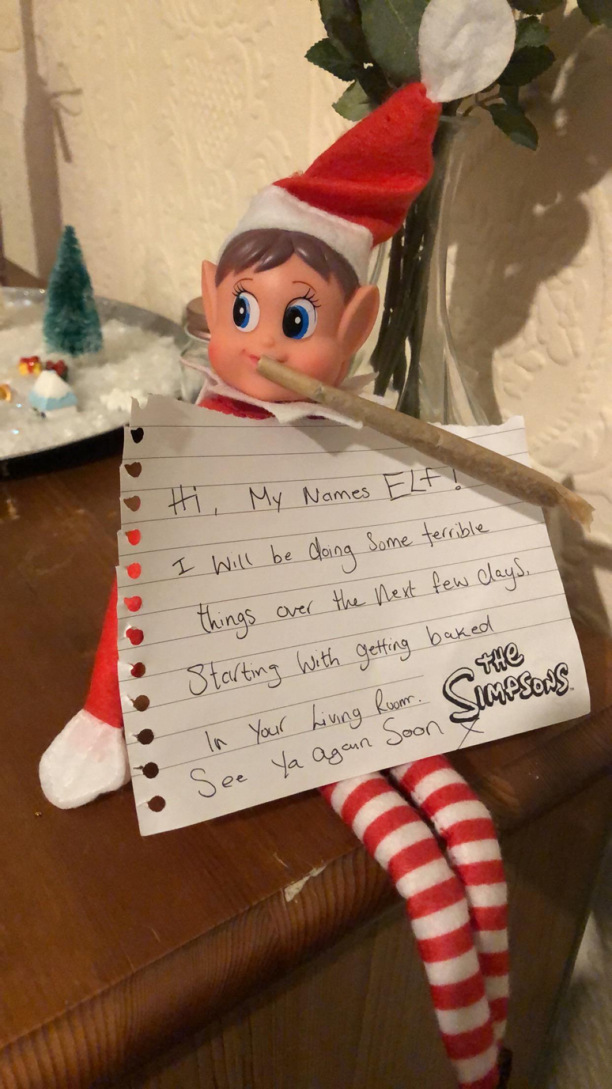 High Quality Elf on a shelf Blank Meme Template