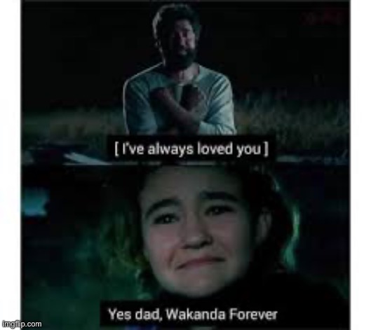 Bro I saw this on google but i wanted ppl to see it | image tagged in a quiet place,black panther | made w/ Imgflip meme maker