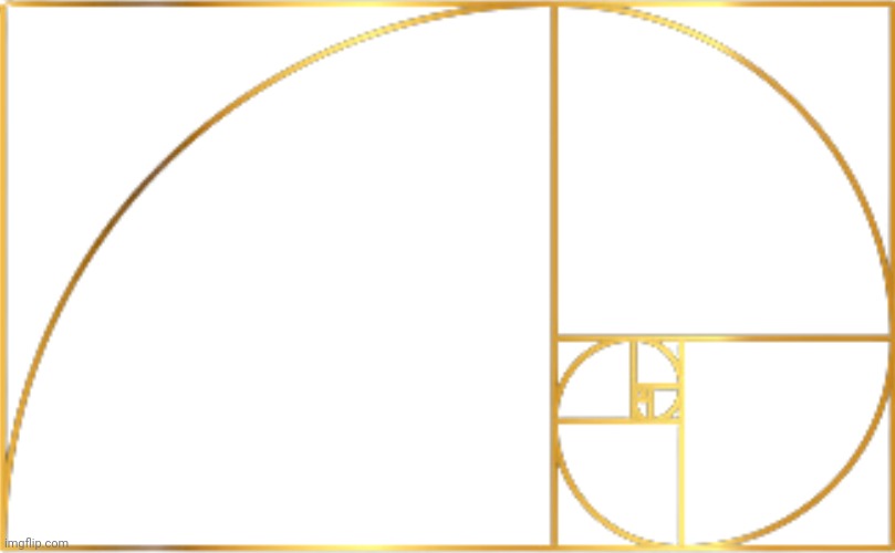 Golden Ratio in a φ:1 image | image tagged in math | made w/ Imgflip meme maker