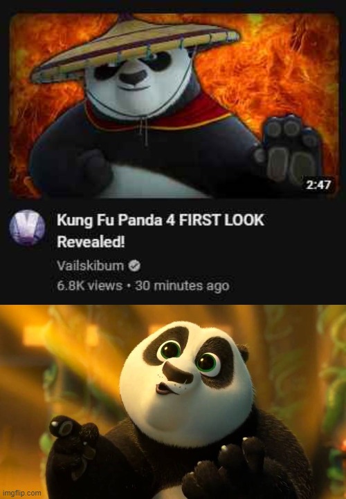 Jack Black's making another appearance in panda form next year | image tagged in kung fu panda 3,kung fu panda 4,excited | made w/ Imgflip meme maker