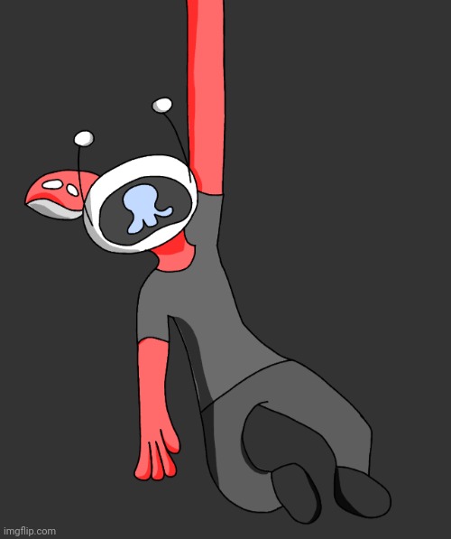 Another character: hemoa (silly red blood cell octoling boi  :] ) | image tagged in hemoa | made w/ Imgflip meme maker