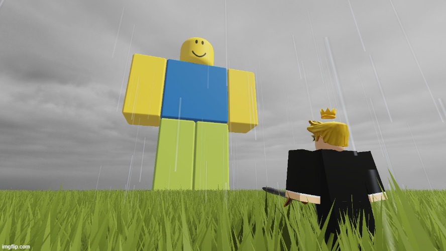 Roblox Meme Template? | image tagged in blank white template,custom template,roblox,template,memes | made w/ Imgflip meme maker