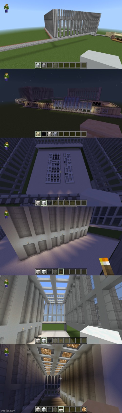 building the world trade center in minecraft | made w/ Imgflip meme maker