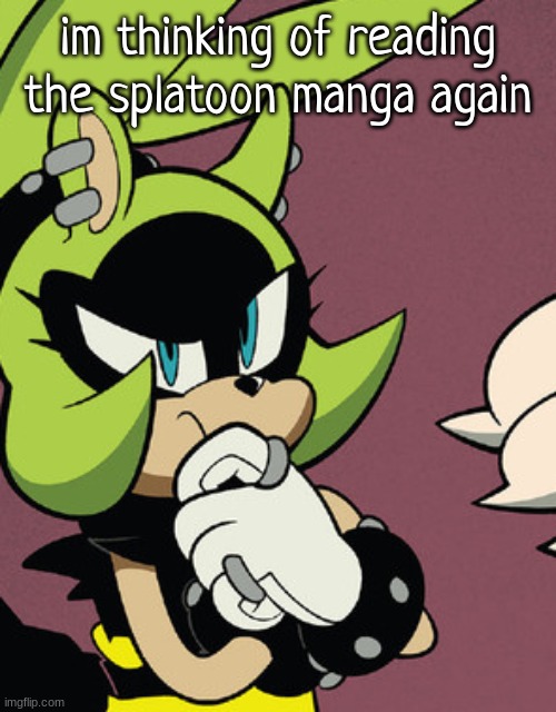 surge thinking | im thinking of reading the splatoon manga again | image tagged in surge thinking | made w/ Imgflip meme maker