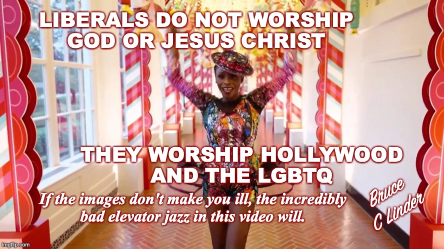The Biden White House at Festivus | LIBERALS DO NOT WORSHIP
GOD OR JESUS CHRIST; THEY WORSHIP HOLLYWOOD
AND THE LGBTQ; Bruce
C Linder; If the images don't make you ill, the incredibly
bad elevator jazz in this video will. | image tagged in worship,christmas,hollywood,vapid,narcissistic,empty | made w/ Imgflip meme maker