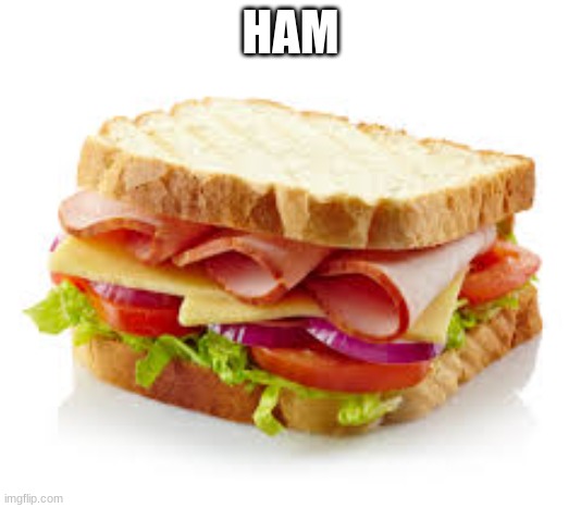 sandwhich | HAM | image tagged in sandwhich | made w/ Imgflip meme maker