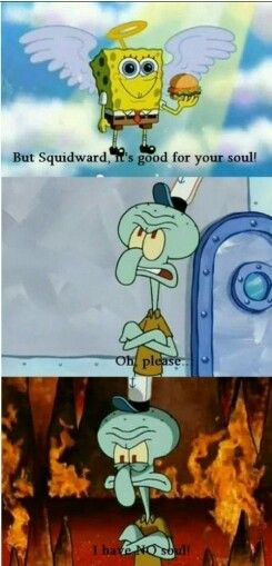 But Squidward Blank Meme Template