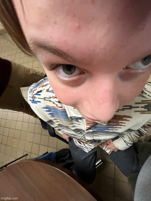 Stupid ass photo my brother took of me | made w/ Imgflip meme maker