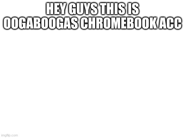 im bakko | HEY GUYS THIS IS OOGABOOGAS CHROMEBOOK ACC | image tagged in oogabooga3 | made w/ Imgflip meme maker