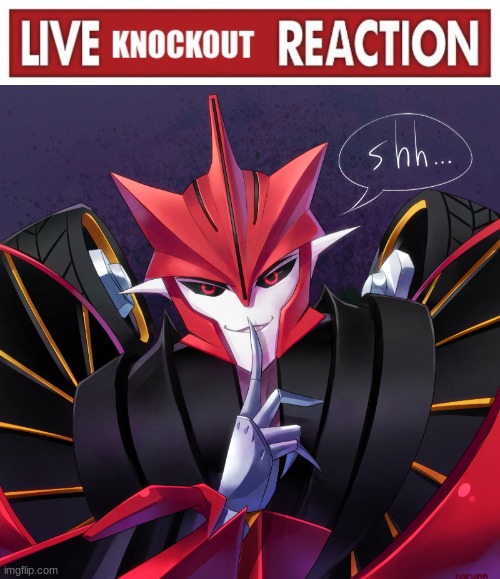 Live Knockout Reaction: Shut The Frag Up! | image tagged in live knockout reaction shut the frag up | made w/ Imgflip meme maker