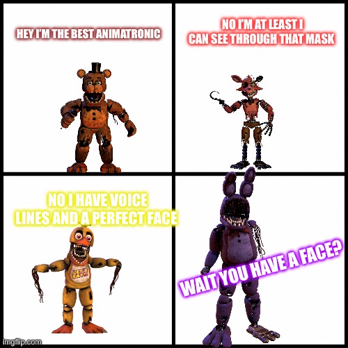 Withered Chica voice lines - Imgflip