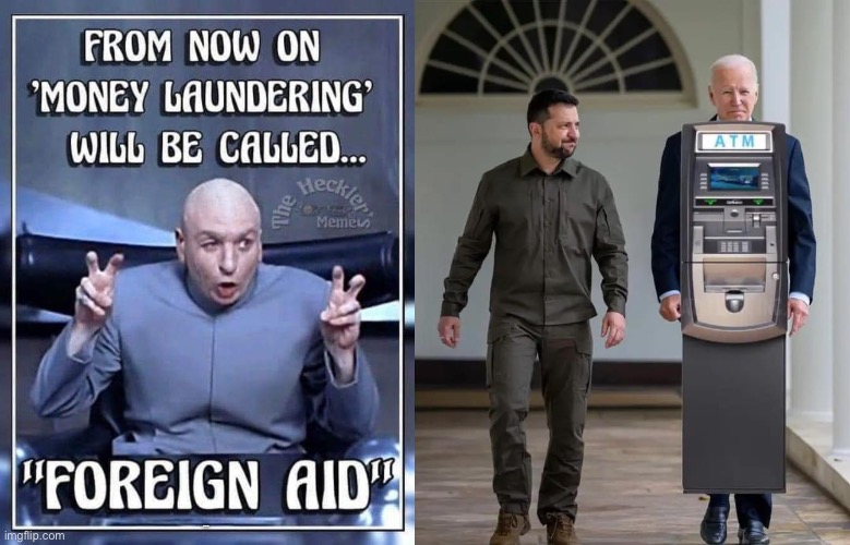 The most truth you will hear today | “FOREIGN AID” | image tagged in foreign aid | made w/ Imgflip meme maker