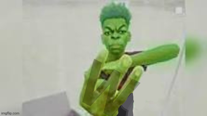 Beast boy w | image tagged in beast boy w | made w/ Imgflip meme maker