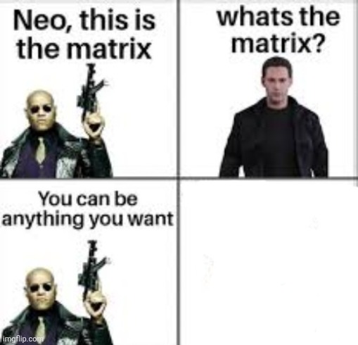 Qhar? | image tagged in neo this is the matrix | made w/ Imgflip meme maker