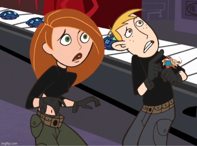 Kim and Ron with Monterey Jack | image tagged in kim possible,disney,80s,disney channel,deviantart,disney plus | made w/ Imgflip meme maker