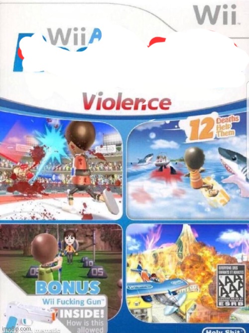 Wii are resorting to violence (better quality) | image tagged in wii are resorting to violence better quality | made w/ Imgflip meme maker