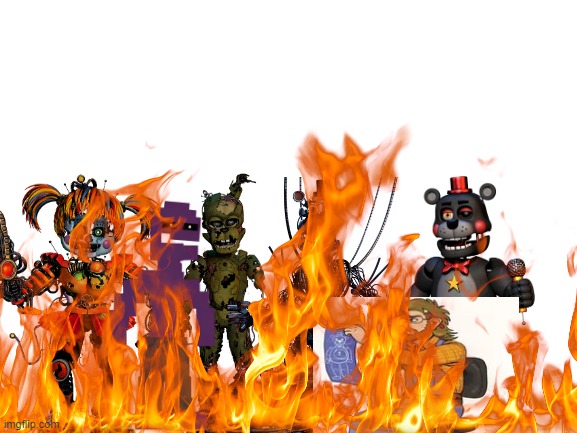 FNAF Part 6 | image tagged in blank white template | made w/ Imgflip meme maker