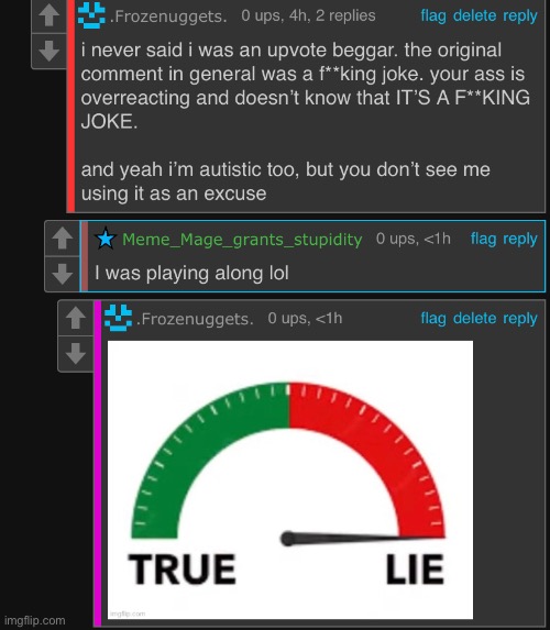 suuuure you were | made w/ Imgflip meme maker