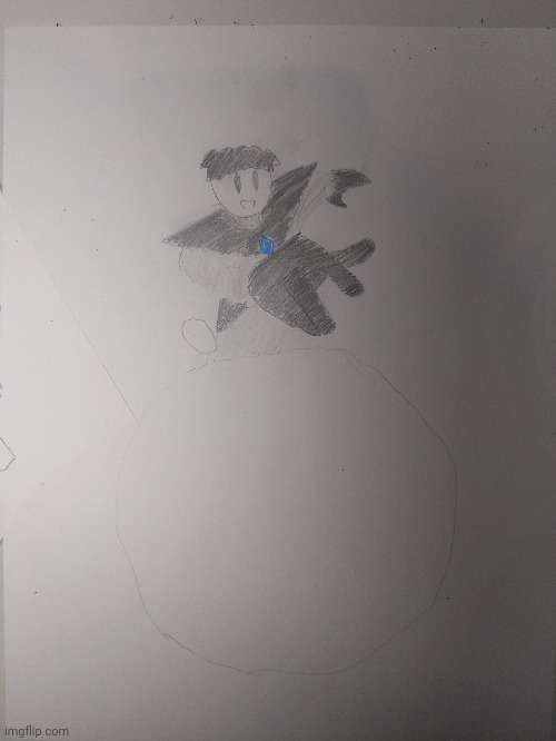 Redoing on paper. How does it look so far? | made w/ Imgflip meme maker