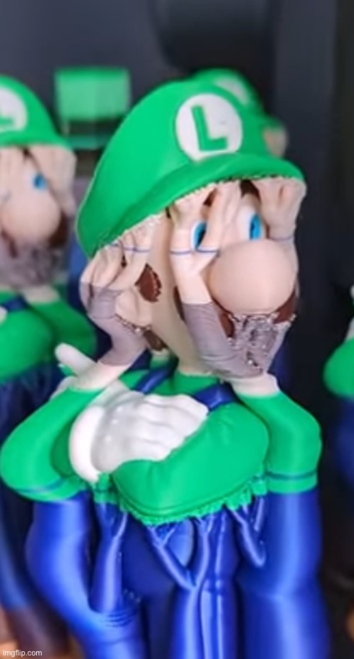 Eldritch Luigi | image tagged in eldritch luigi | made w/ Imgflip meme maker