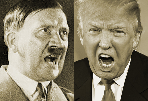 High Quality Hitler and Trump Blank Meme Template