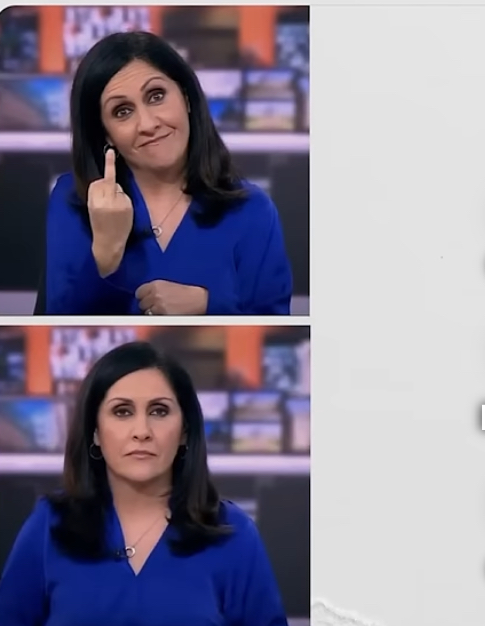 High Quality BBC Middle Finger Blank Meme Template