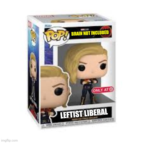 BRAIN NOT INCLUDED LEFTIST LIBERAL | made w/ Imgflip meme maker